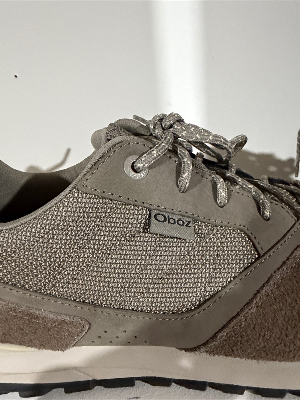 Oboz Bozeman Low Suede Taupe 13 M - Picture 10 of 13